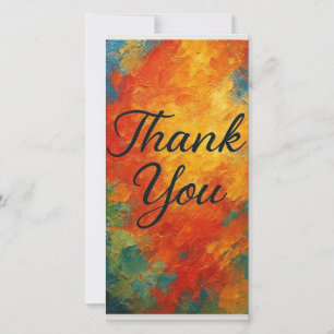 Elegant Gratitude - Abstrakt Tack Art Kort