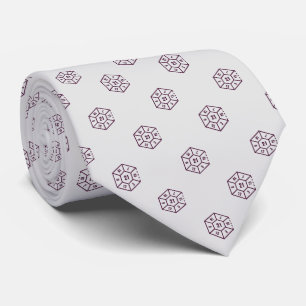 Elegant Grått Burgundy Number Dice Slips