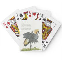 Elegant Grått Crowned Crane