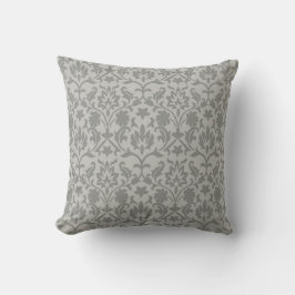 Elegant Grått-damminspirerad mönstrad Throw Pillo Kudde
