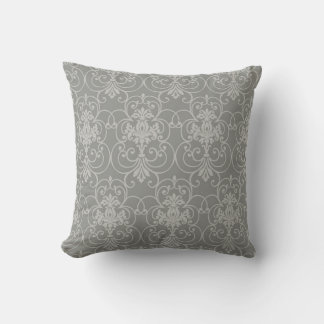 Elegant Grått-damminspirerad mönstrad Throw Pillo Kudde