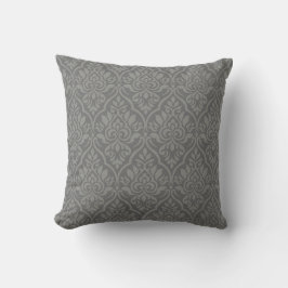 Elegant Grått-damminspirerad mönstrad Throw Pillo Kudde