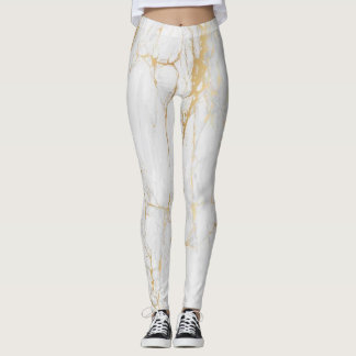 Elegant grått och guld aktiv bära leggings
