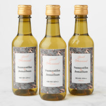 Elegant Grått Rosa Marble Bröllop