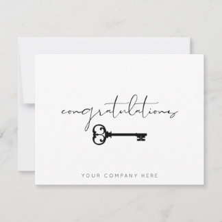 Elegant Grattis New Home Real Gods Kort