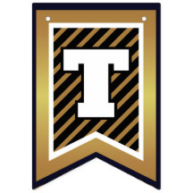 Elegant GRATTISS Black och Faux Guld