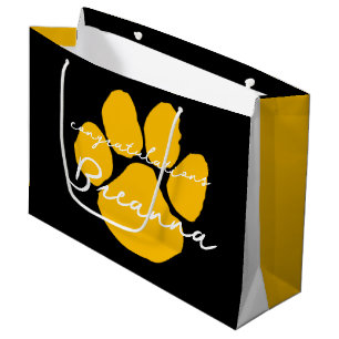 Elegant Grattiss Pawprint Black och Guld