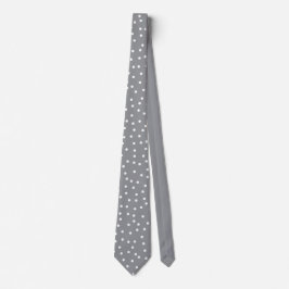 Elegant Gray White Dots Pattern Groom Gift   Slips