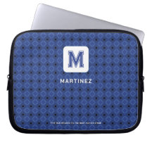 Elegant Grayish Blue Laptop sleeve