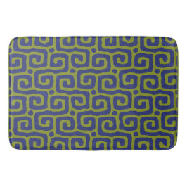 Elegant Green &blue Abstract pattern Badrumsmatta