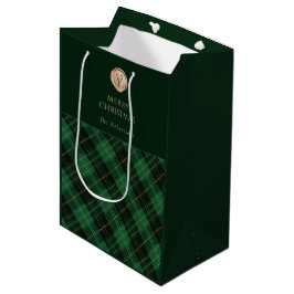 Elegant green plaid personalized 