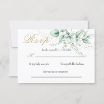 Elegant Greenery Eucalyptus Bröllop