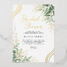 Elegant Greenery Eucalyptus Modern Möhippa