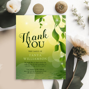 Elegant Greenery Funeral Memorial Tack