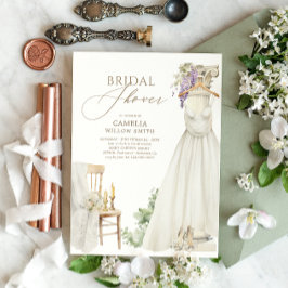 Elegant Greenery Mediterranean Möhippa Inbjudningar