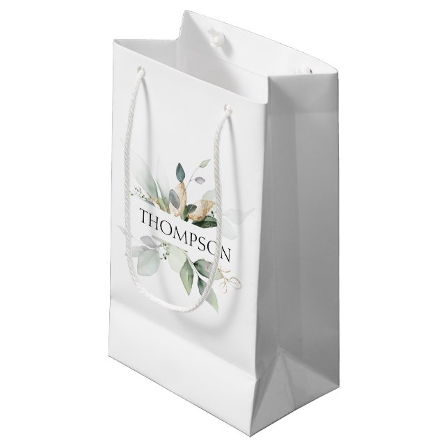 Elegant Greenery Par NAME Nygifta (Framsidan Vinklad)