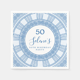 Elegant Grekisk eller romersk födelsedag med anpas Pappersservett