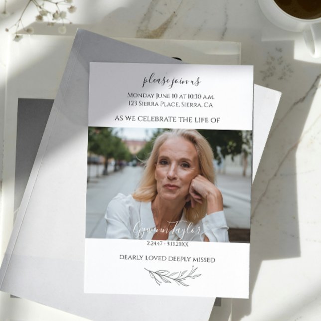 Elegant Gren Firande i Life Inbjudningar (Skapare uppladdad)