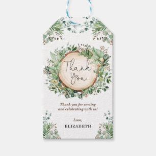 Elegant Grey Botanical Garden Wedding Möhippa Presentetikett