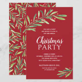 Elegant Grey-julbudgetinbjudan