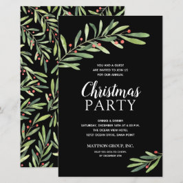 Elegant Grey-julbudgetinbjudan