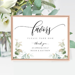 Elegant Grey Modern Script-favoritsignering för sk Poster