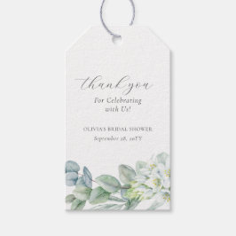 Elegant Grey Modern Script-Tack Favoriter Presentetikett