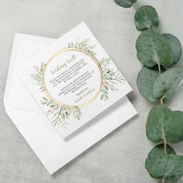 Elegant Grey och Guld Ram Bröllop OSA Tilläggskort (Skapare uppladdad)