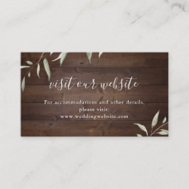 Elegant Grey wood rustik webbplats Infoga kort