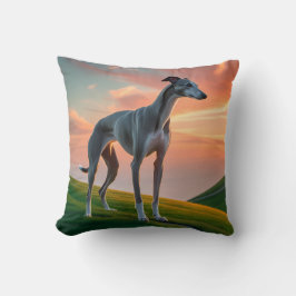 Elegant Greyhound Dekorativ kudde