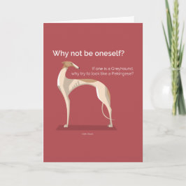 Elegant-greyhound-kort med inspirerande citattecke kort