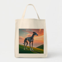 Elegant Greyhound Livsmedel Tote