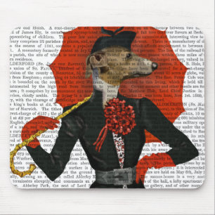 Elegant Greyhound och Red Umbrella 2 Musmatta