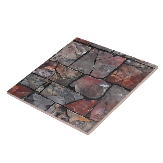 Elegant Groged Flagstone Tiles for Outdoor Spaces Kakelplatta (Sidan)