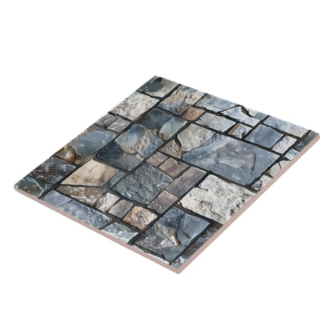 Elegant Groged Flagstone Tiles for Outdoor Spaces Kakelplatta (Sidan)