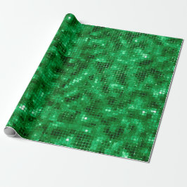 Elegant Grön Folie Presentpapper
