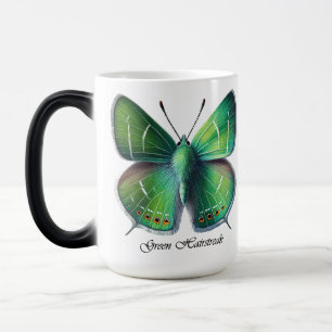 Elegant Grön Hairstreak Fjäril Sjal Magisk Mugg