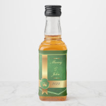 Elegant grön och guld