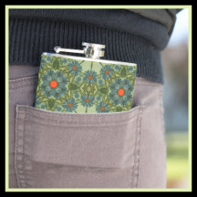 Elegant grön vintage mönster liten