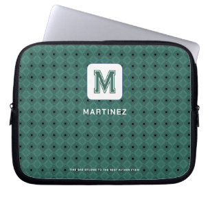 Elegant grönaktig grå laptopsleeve laptop fodral