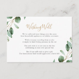 Elegant grönska Eukalyptus önskebrunn Tilläggskort