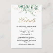 Elegant grönska Eukalyptusbröllop