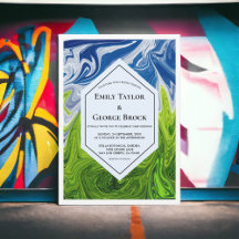 Elegant Grönt Blå himmel Arenlighet Abstrakt Bröll