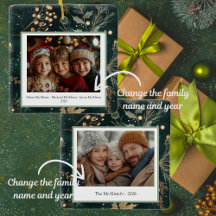 Elegant Grönt, botaniskt Dubbla-sidigt