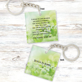 Elegant Grönt Flowers inspirational Bible Verse