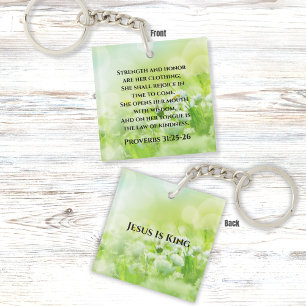 Elegant Grönt Flowers inspirational Bible Verse