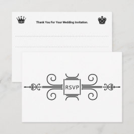 Elegant Grönt för  Rosa Blommigt Ro Bröllop Invi OSA Kort