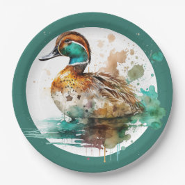 Elegant Grönt Framed Mallard Anka Baby Shower
