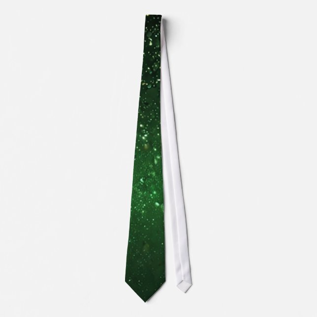 Elegant Grönt Glitter Slips (Framsida)
