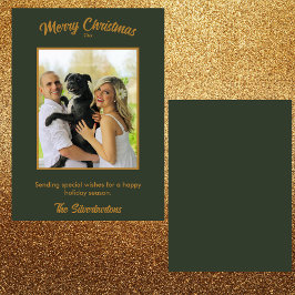 Elegant Grönt Guld-familjens fotopul